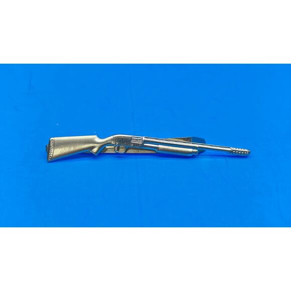 Vintage Rifle Shotgun, ANSON Gold-Tone Tie Bar / Clip, MCM - Picture 7 of 13